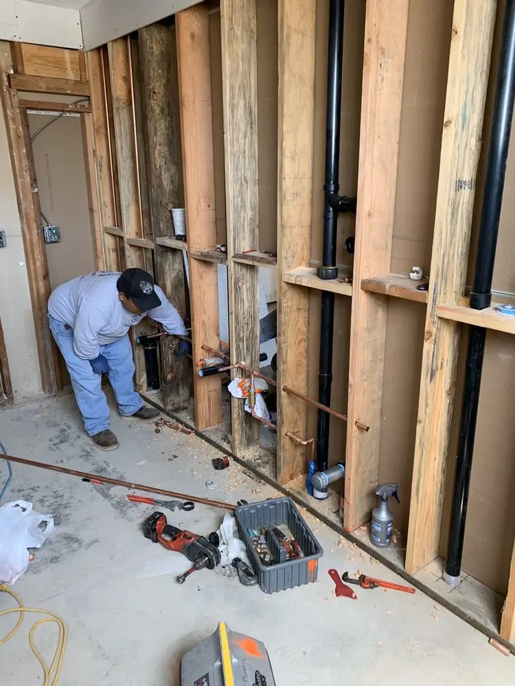 Commercial rough-in plumbing for Water Heater Replacement in Sagamore Forest